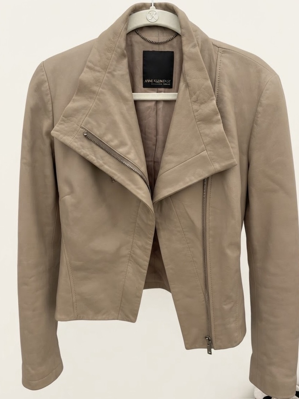 Aritzia: A Movement Feast 100% Leather Asymmetrical Zip Jacket